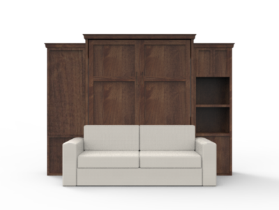Phoenix Vertical Wall Bed with Couch - Wallbeds n More Scottsdale